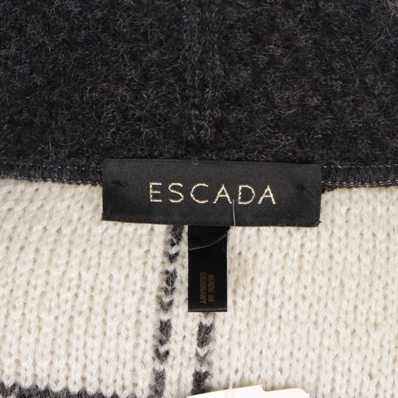 Escada Mohair/Wool Blend Belted Coat NWT - Picture 4 of 9